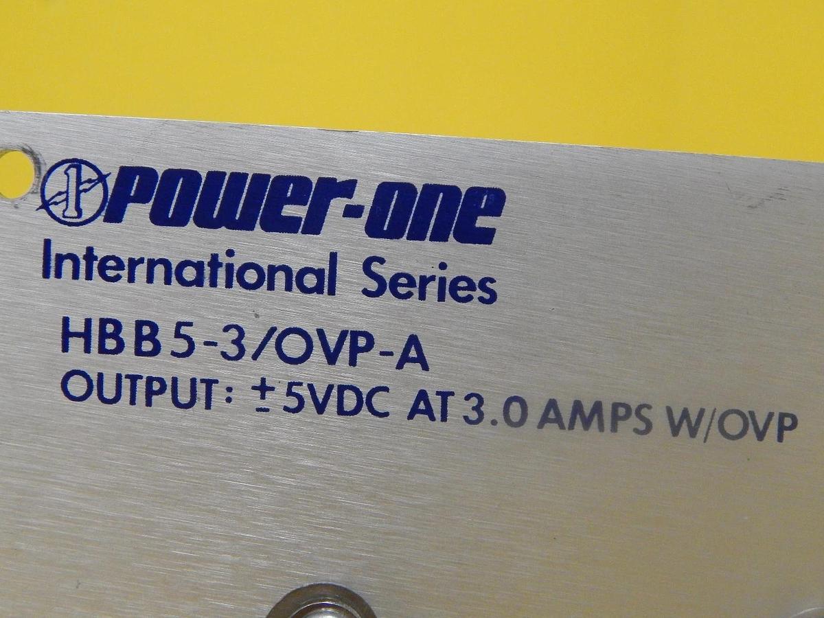 Used Power-One HBB5-3/OVP-A Power Supply International Series Reseller Lot of 3 Used