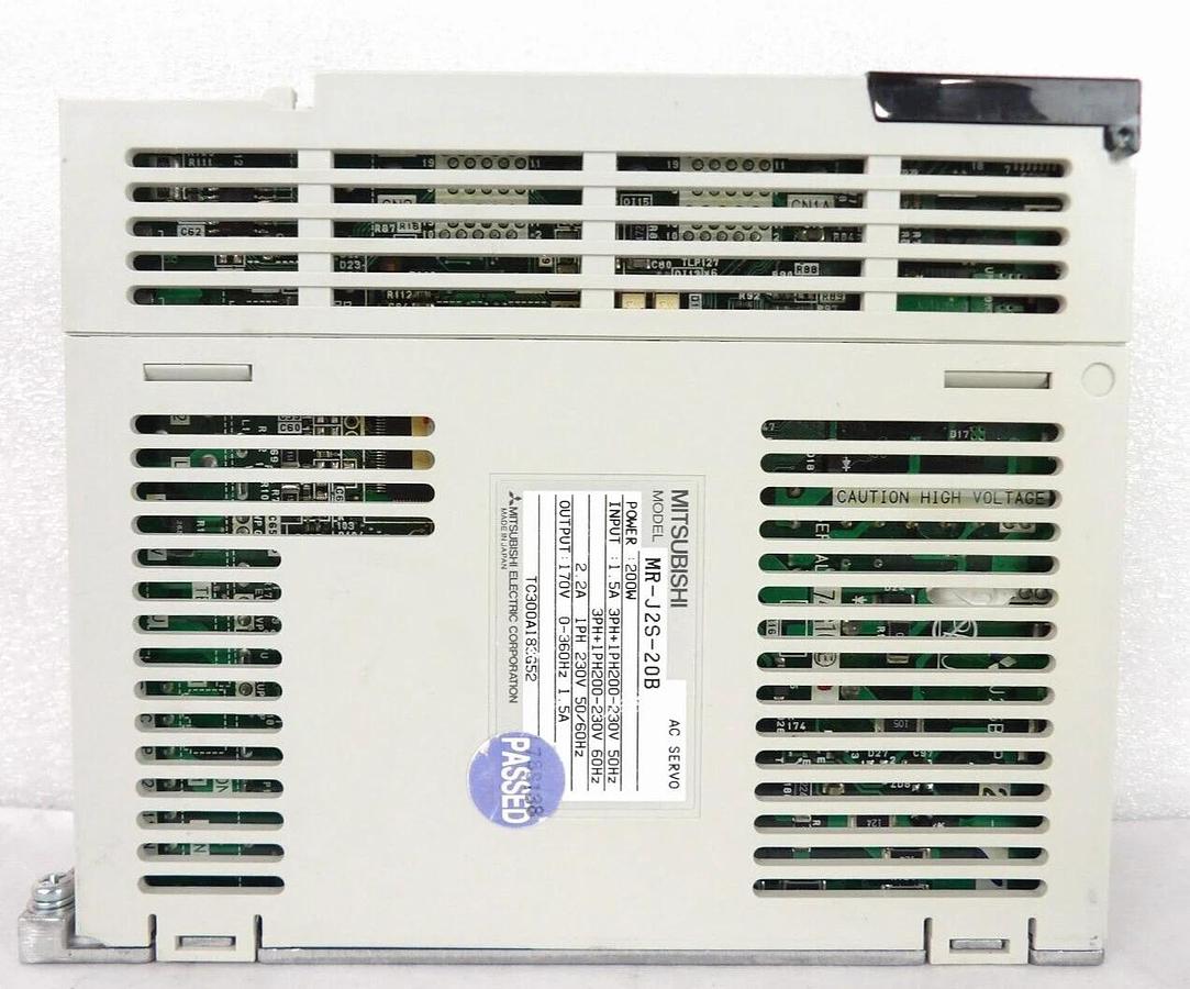 Used Mitsubishi Electric MR-J2S-20A MR-J2S-20B AC Servo Driver MELSERVO Lot of 10