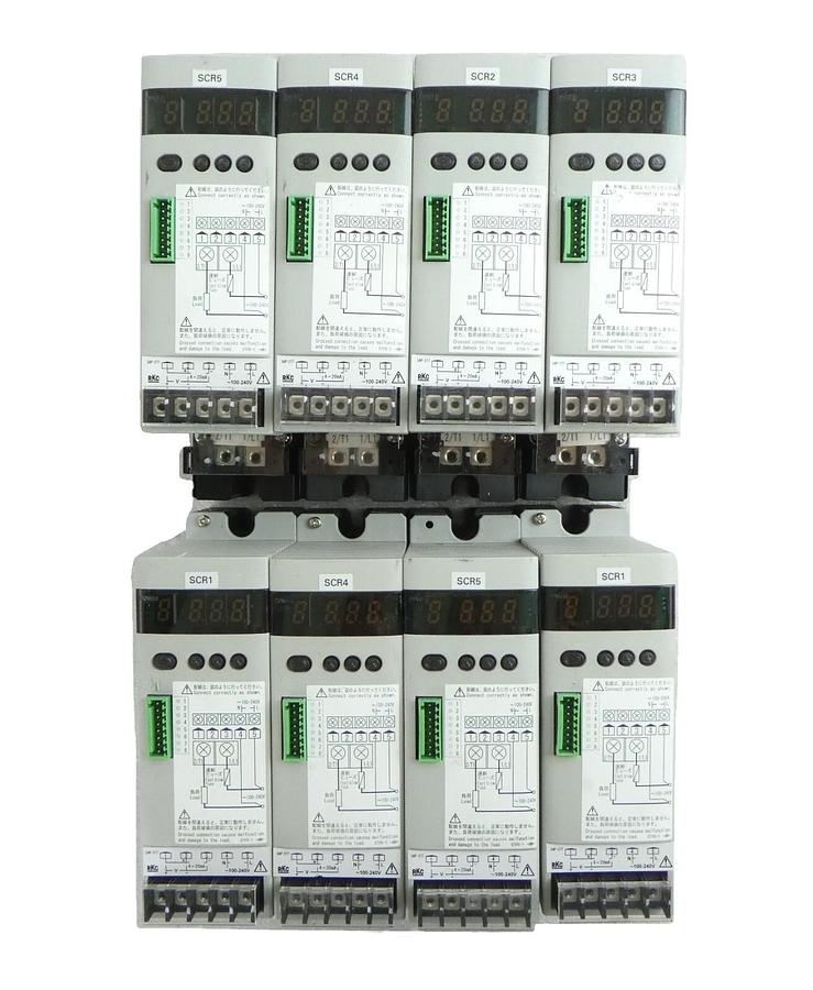Used RKC THV-1PZ030-8*HN-9 Single Phase Power Control Unit THV Lot of 8 Working