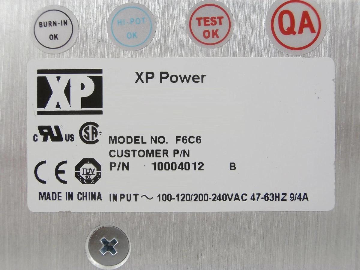 Used XP Power F6C6 Spectrometer Power Supply AB Sciex 10004012 MDS Working Surplus