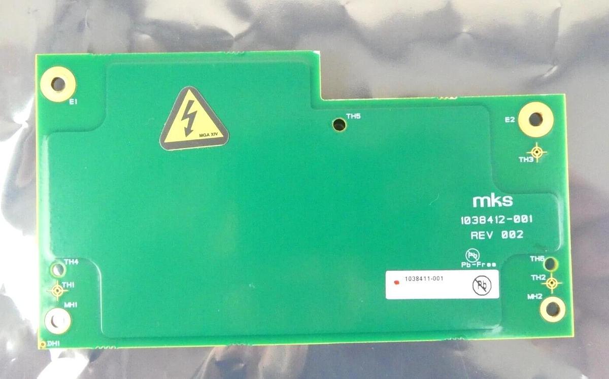 Used MKS Instruments 1038412-001 PCB Assembly 1038411-001 Optima RPG Working Surplus
