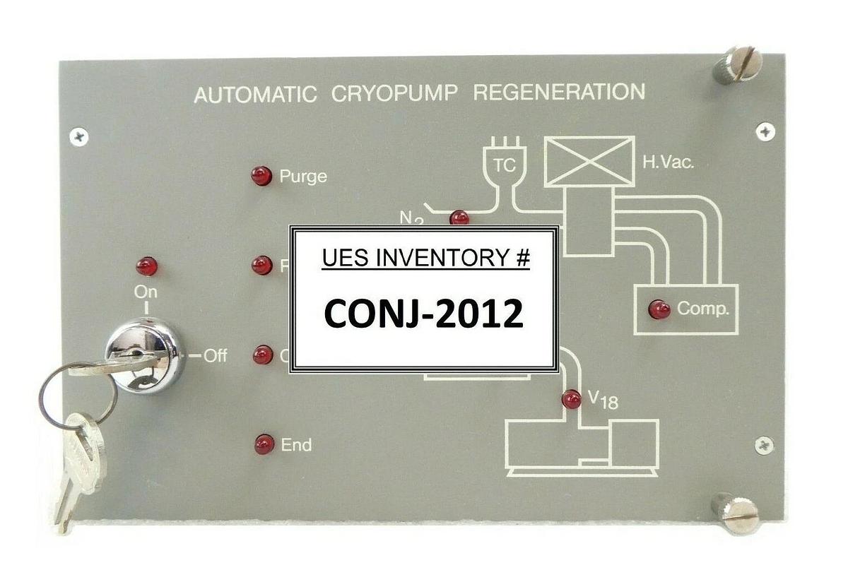 Used Varian 106564001 Automatic Cryopump Regeneration Controller Rev. 1 Working Spare