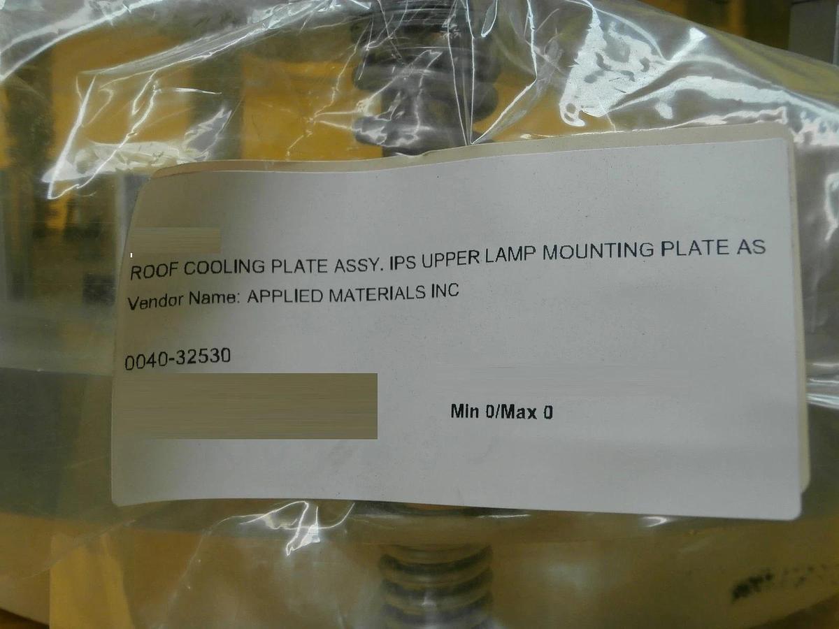 Used AMAT Applied Materials 0040-32530 IPS Upper Lamp Roof Cooling Plate Surplus