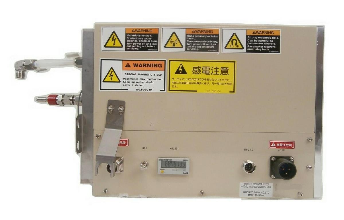 Used Nihon MKN-502-3S2B02a-OSC Microwave Oscillator TEL Tokyo Electron Trias Surplus