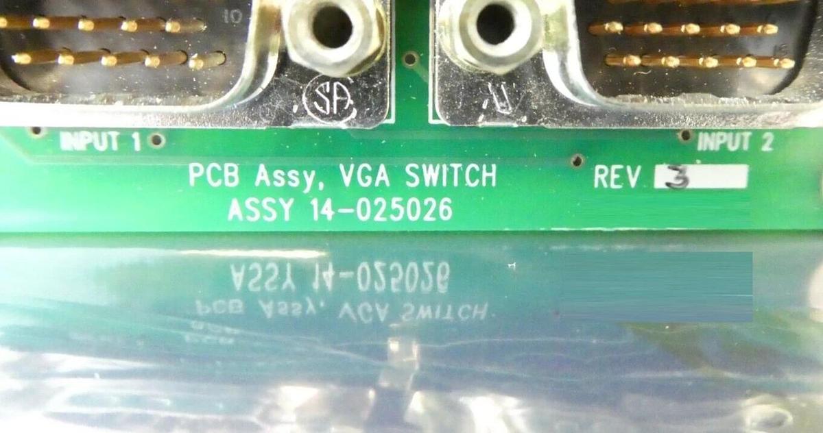 Used Therma-Wave 14-025026 VGA Switch PCB 40-025025 OPTI-PROBE OP 7341 Working