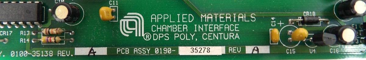 Used AMAT Applied Materials 0190-35278 Interface DPS Poly Centura PCB Working
