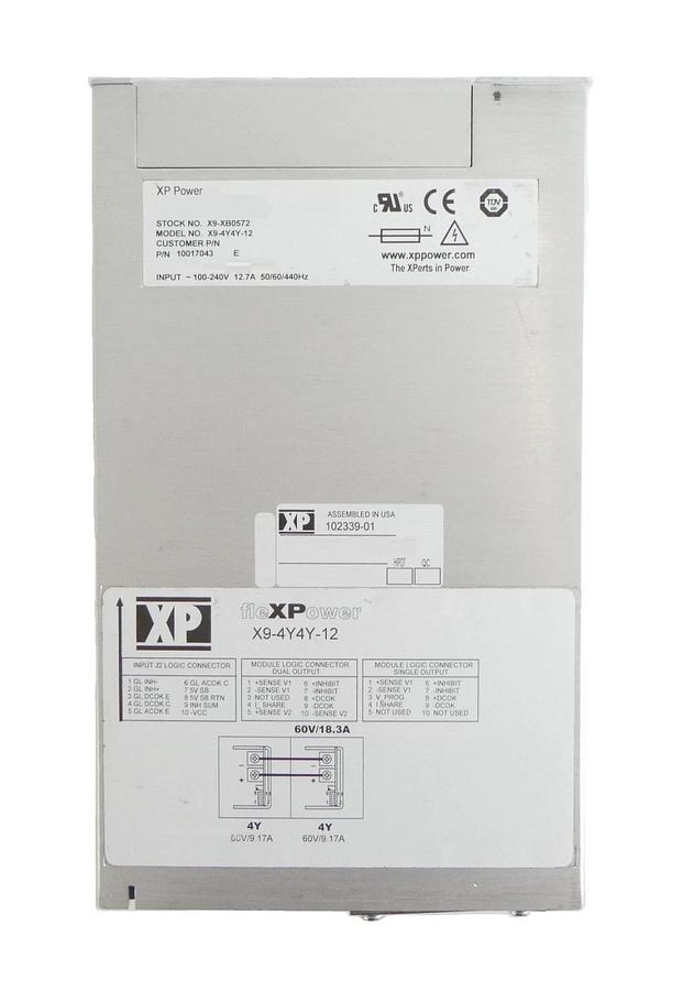 Used XP Power X9-XB0572 Power Supply fleXPower X9-4Y4Y-12 10017043 Working Surplus