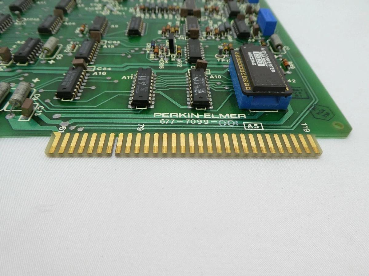 Used Perkin-Elmer 677-7099-001 A/D Converter PCB Card 677-3518-001 Untested As-Is