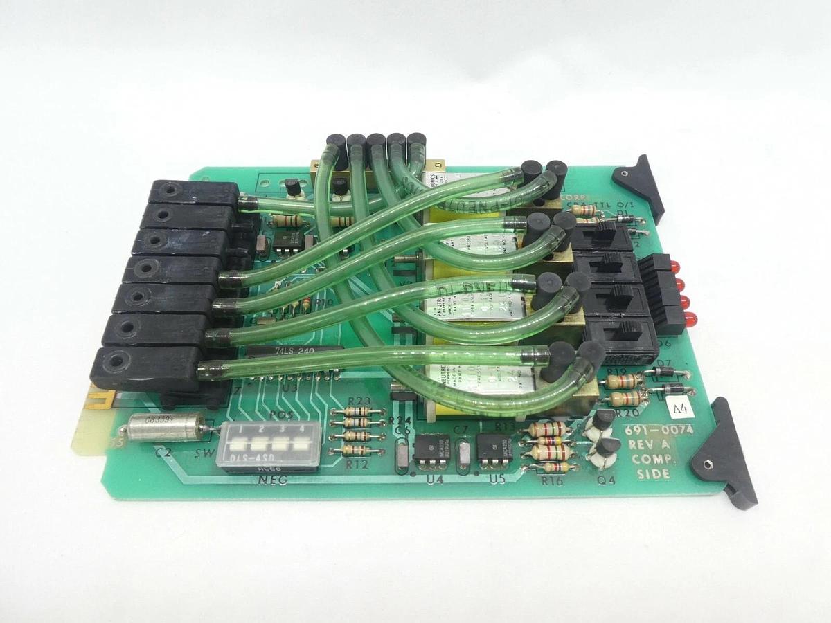 Used LDI Pneutronics 990-4321-AB CB4-TTL O/I PCB Card 691-0074 Rev. A Working Surplus