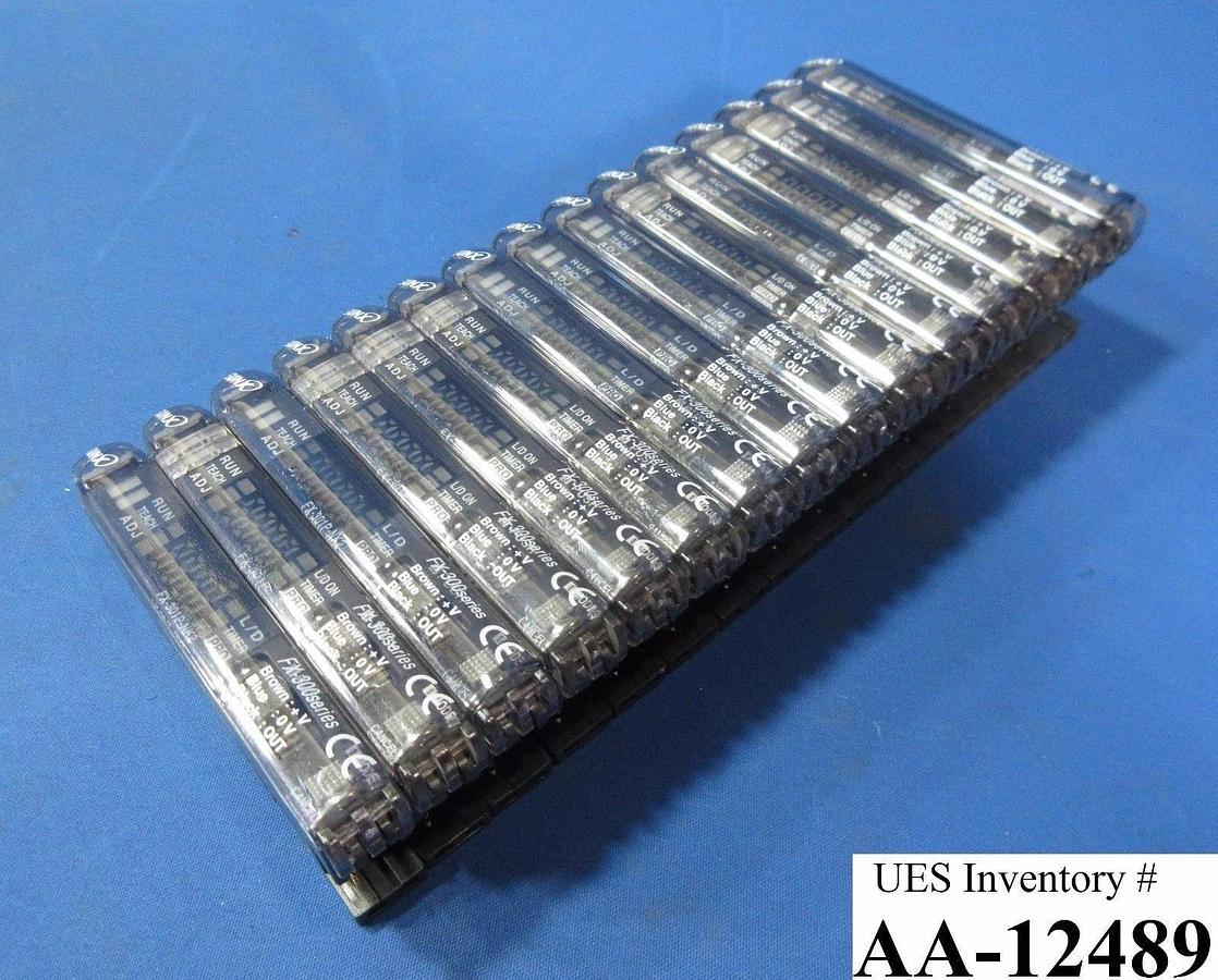 Used Sunx FX-301P-NK2 Photoelectric Sensor FX-300 Series Lot of 15 Used Working