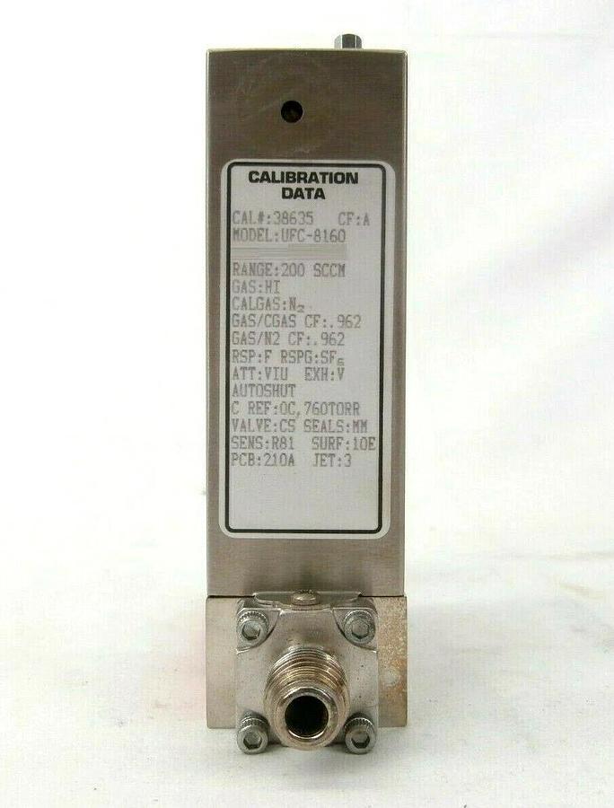 Used UNIT Instruments UFC-8160 Mass Flow Controller MFC 200 SCCM HI Working Spare