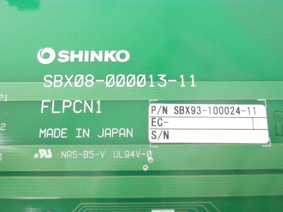Used Shinko SBX93-100024-11 Interface Board PCB FLPCN1 SBX08-000013-11 Working Spare