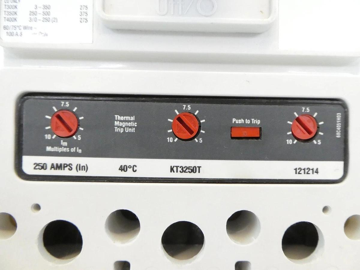 Used Eaton KD3400F Industrial Circuit Breaker Assembly KD 35k Working Spare Surplus