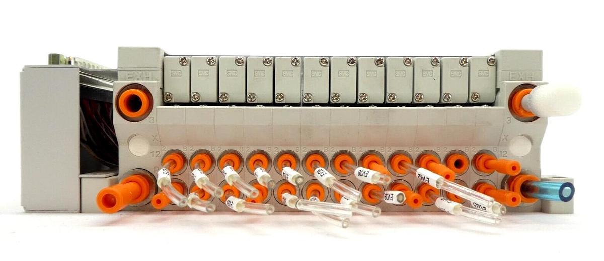 Used SMC VV5Q11-12-DAP00479 12-Port Pneumatic Manifold AMAT 0190-39960 Working Spare