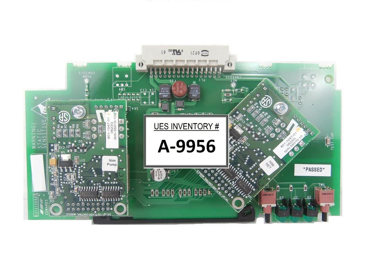 Used Edwards D37215252 NIM + PCB Card Nim Pump NIM NET801-1047-01 55010-10 Working