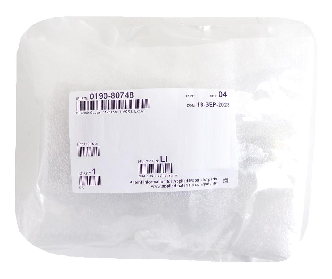 AMAT Applied Materials 0190-80748 Pressure Gauge CPG100 New