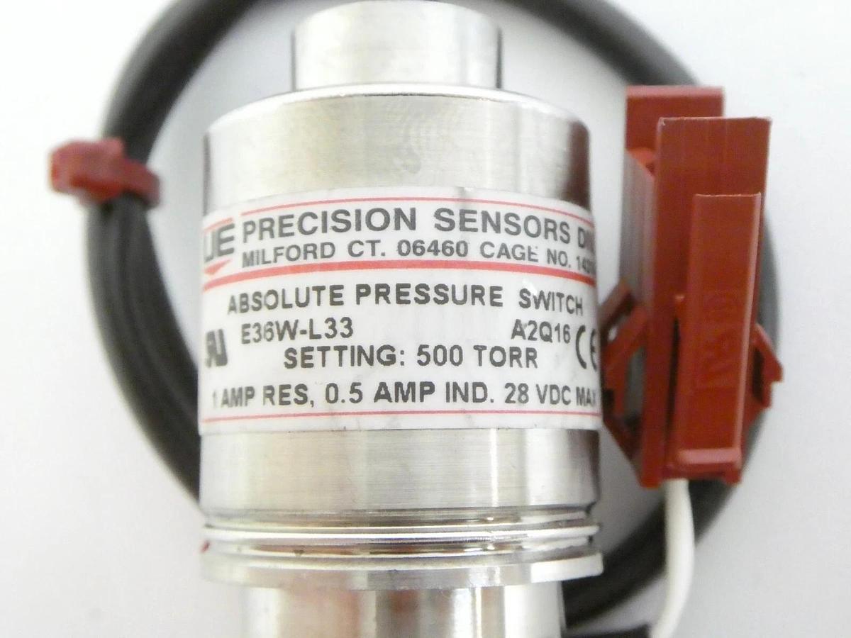 Used UE Precision Sensors E36W-L50 E36W-L33 Absolute Pressure Switch Lot of 8 Working
