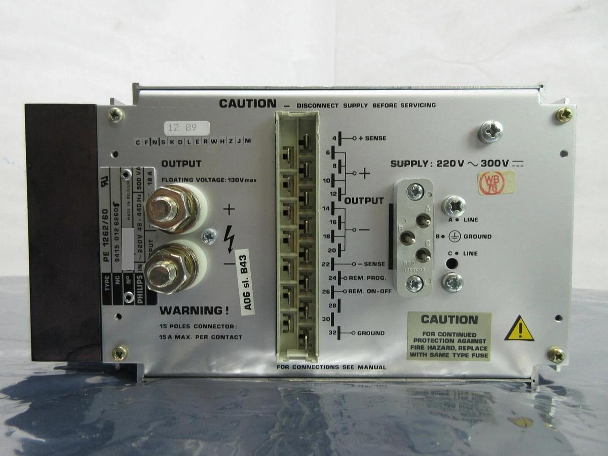 Used Philips 9415 012 62605 Power Supply PCB Card ASML 4022.420.15881 PAS Used