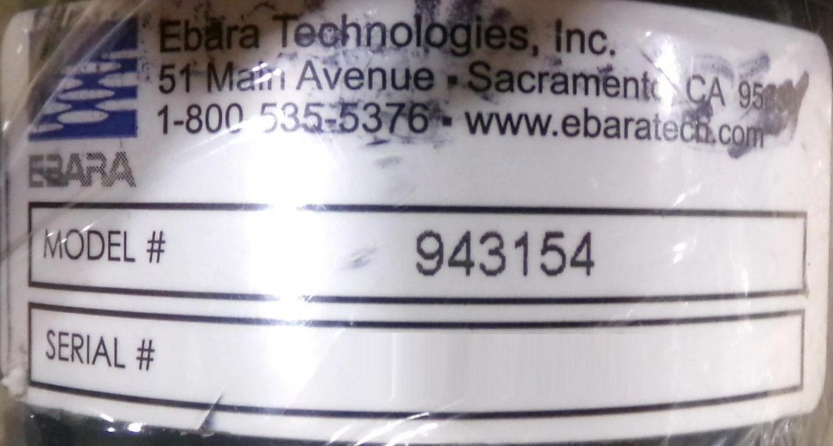 Refurbished Ebara Technologies 943154 6" Gate Valve 500692031 OEM Refurbished