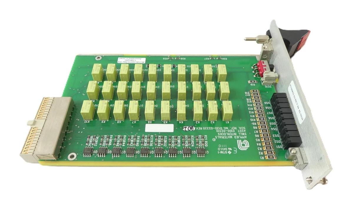 Used AMAT Applied Materials 0100-02310 SWLL Interlocks PCB Card Working Surplus