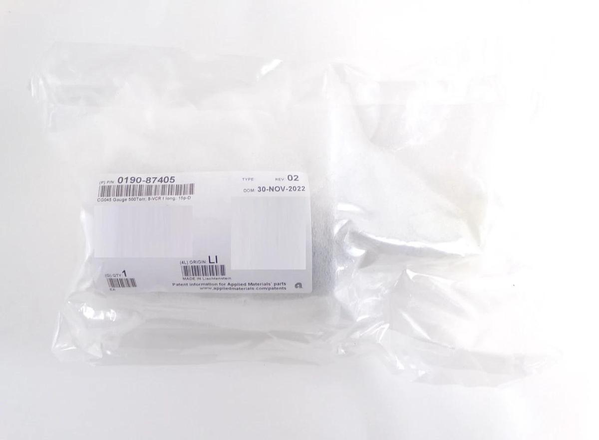 Inficon CG045 Capacitance Gauge Baratron AMAT 0190-87405 Lot of 2 New Surplus