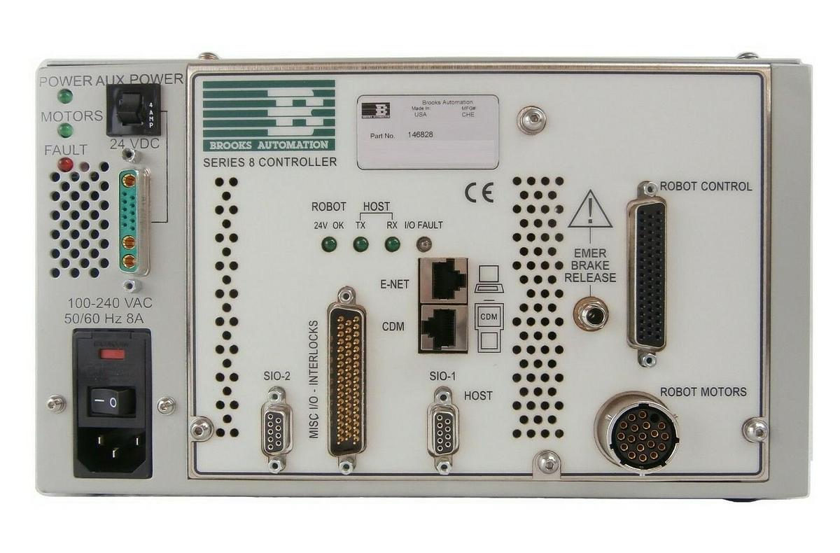 Used Brooks Automation 146828 Series 8 Robot Controller CHE Working Surplus