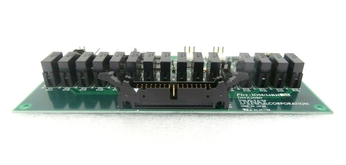 Used Dynax DNX2080 Terminal Relay Board PCB Fics-IOM/16RH0A TEL T-3044SS Working