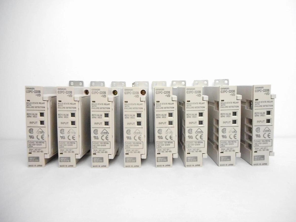 Used Omron G3PC-220B-VD Solid State Relay Reseller Lot of 8 Used Working
