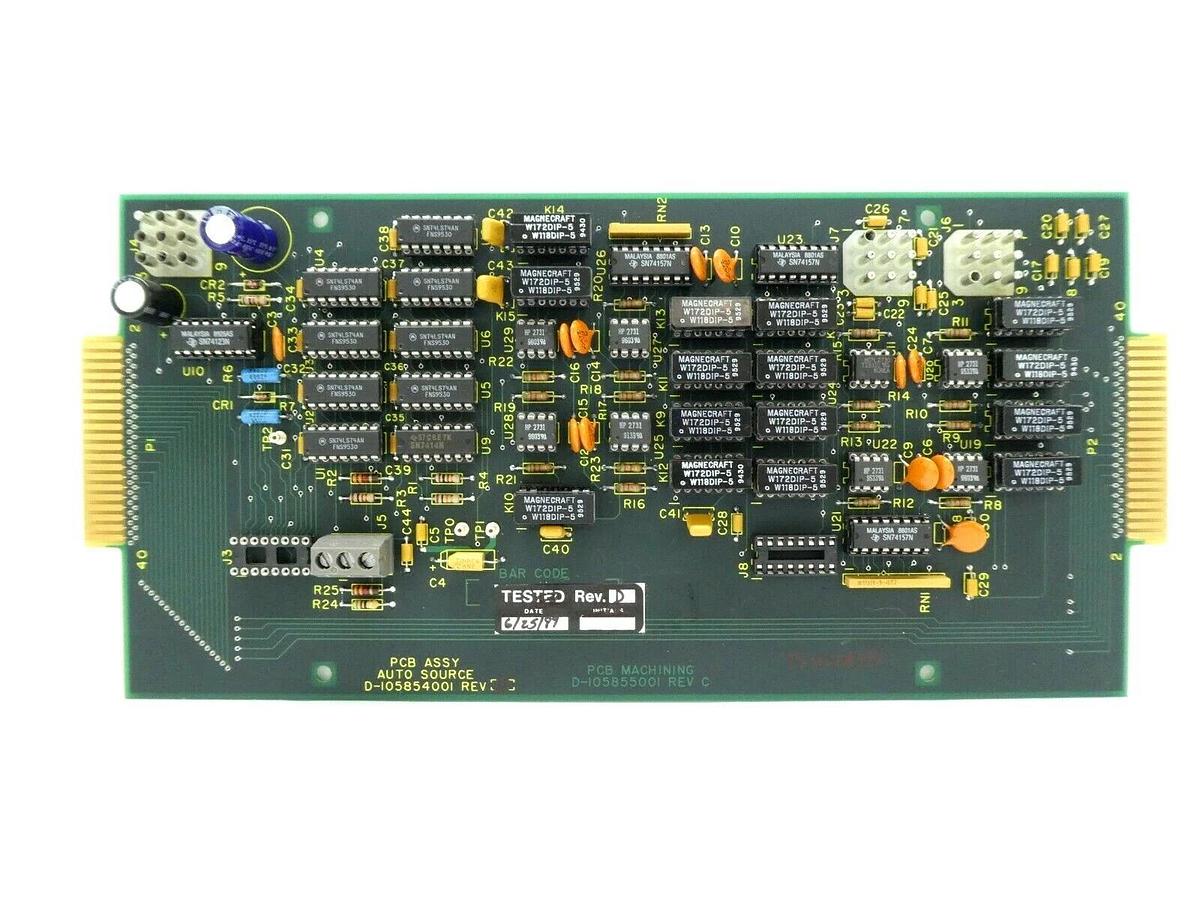 Used Varian Semiconductor VSEA D-105854001 Auto Source Board PCB Rev. D Working Spare