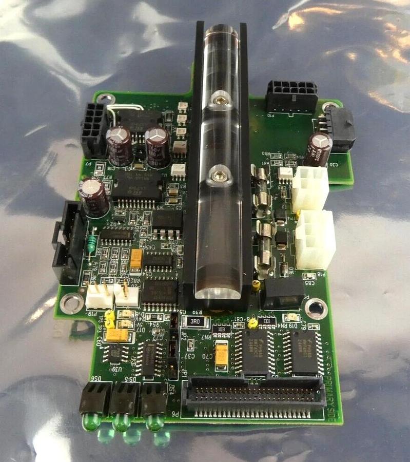 Used Brooks Automation 002-7501-02 Acrylic Rail PCB 002-7502-02 Assembly Working