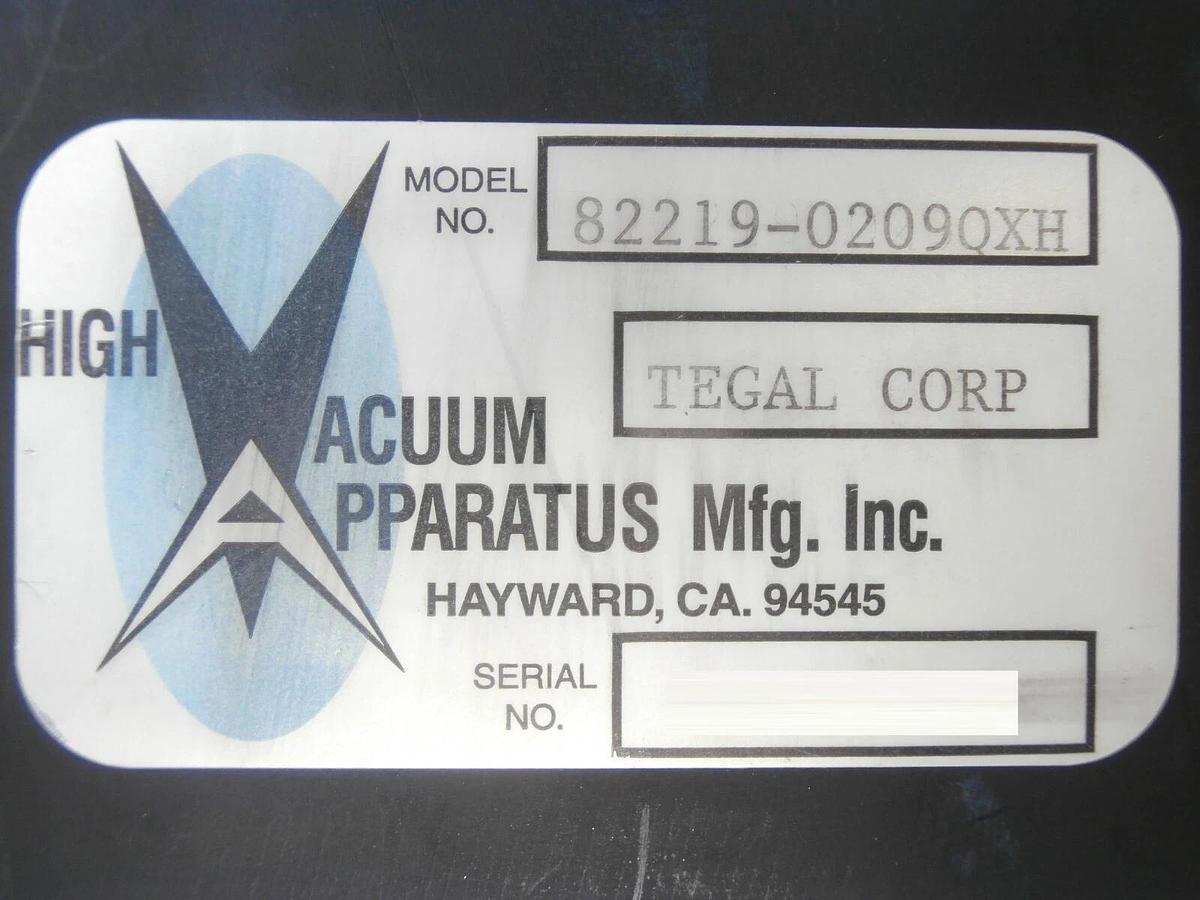 Used HVA High Vacuum Apparatus 82219-0209QXH Pneumatic Wafer Transfer Valve Spare