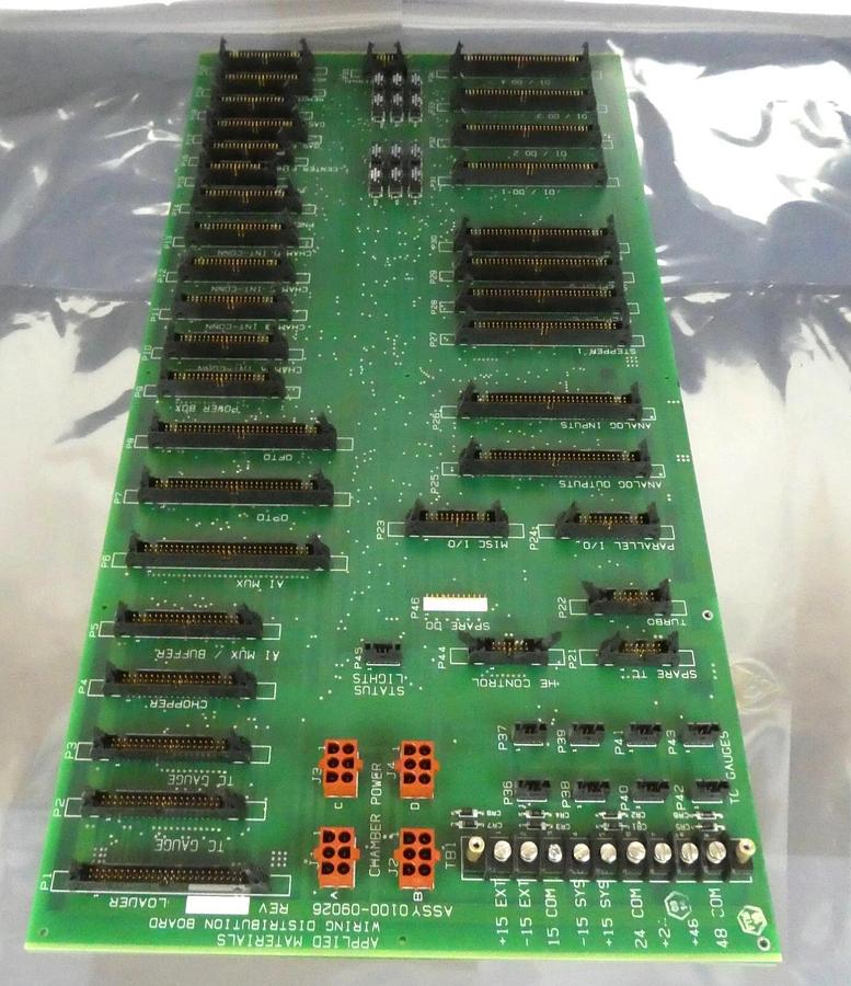 Used AMAT Applied Materials 0100-09026 Wiring Distribution PCB Board Assembly Working