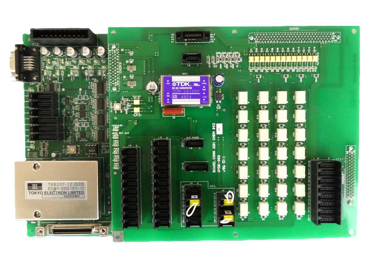 Used TEL Tokyo Electron OYDK-059 IO CHEM #02 PCB Board OYDK-063 Lithius Working Spare