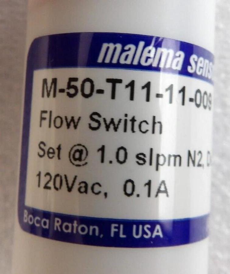 Malema Sensors M-50-T11-11-017 Flow Switch Semitool 70961-182 Lot of 6 New