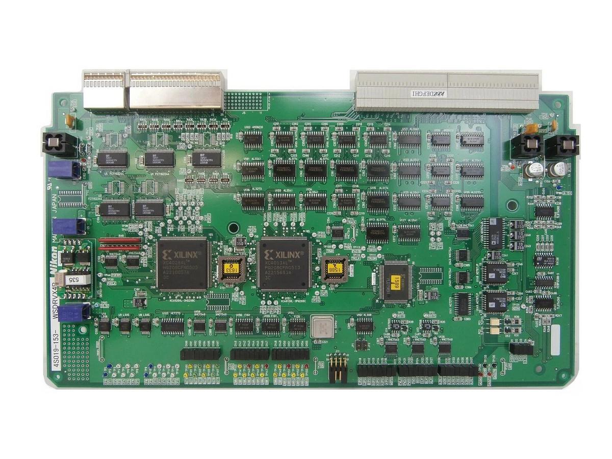 Used Nikon Precision 4S019-153 Driver PCB Card WSDRVX4B NSR Series Working Surplus
