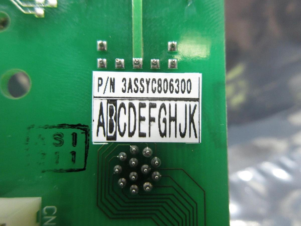 Used Shinko 3ASSYC806300 Operator Interface PCB no Key M173A 2/2 Asyst VHT5-1-1 Used