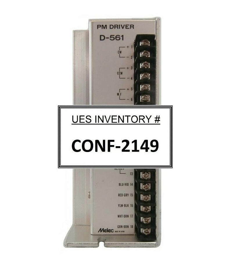 Used Melec D-561 Stepper Motor Driver PM DRIVER Working Surplus