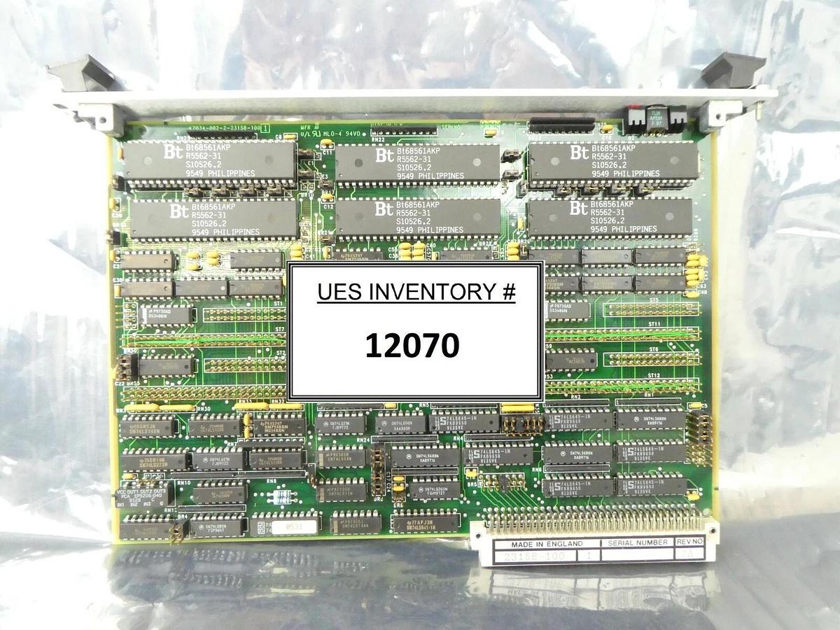Used RadiSys 23158-100 VME Processor Board PCB Card PME SIO-1 Quaestor Q7 Working