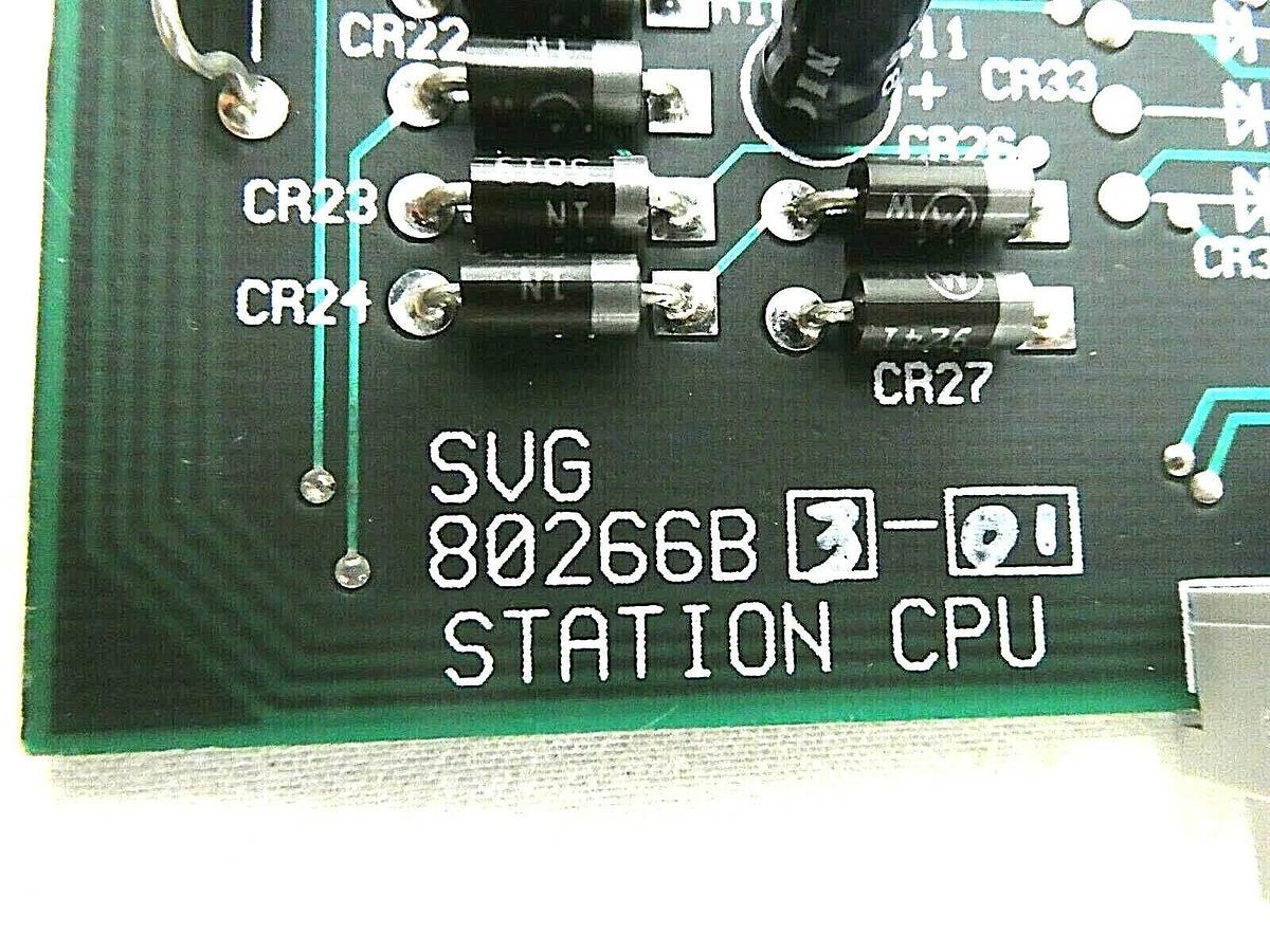 Used SVG Silicon Valley Group 80266B3-01 Stack Bake Station CPU PCB Card 90S Working
