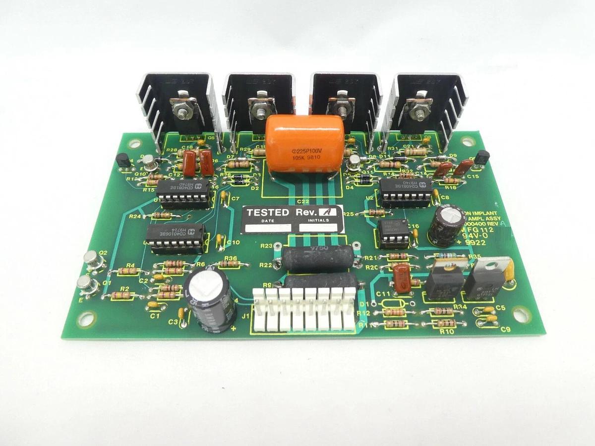 Used Varian Semiconductor VSEA E15000400 ASM Ion Implant Servo Amplifier PCB Rev. A