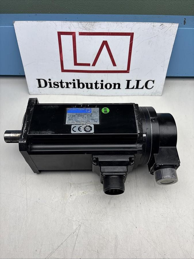 Used Sanyo Denki R2AA06040HCPBLM8 AC Servo Motor SANMOTION R Lot of 3 Working