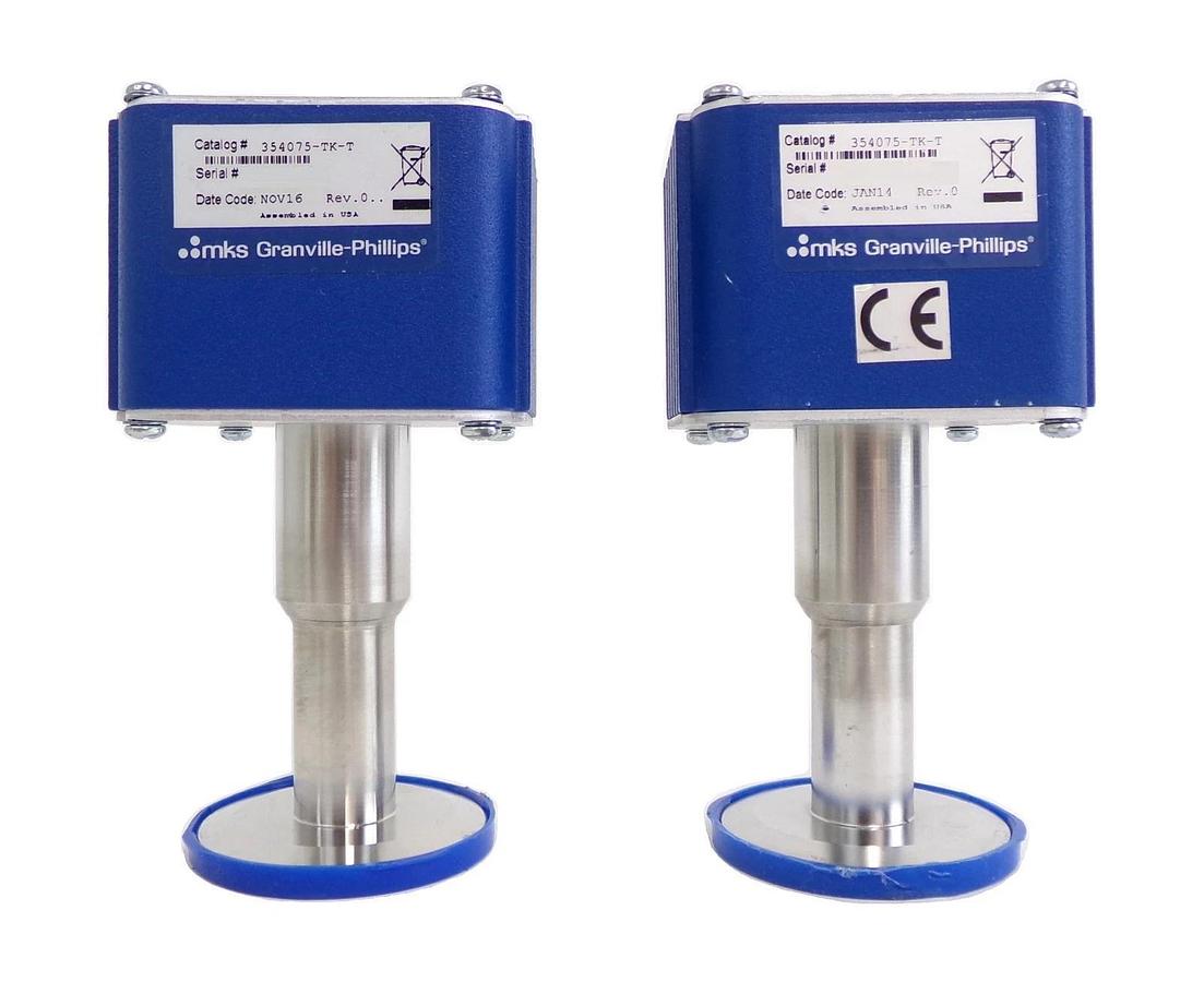 Used Granville-Phillips 354075-TK-T Micro-Ion Gauge Lot of 2 Working