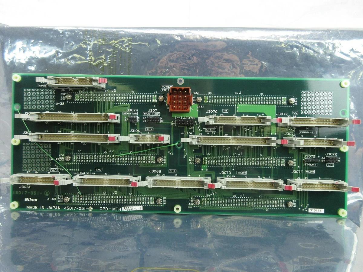 Used Nikon 4S017-051-1 Backplane Board PCB OPD-MTH NSR System Used Working