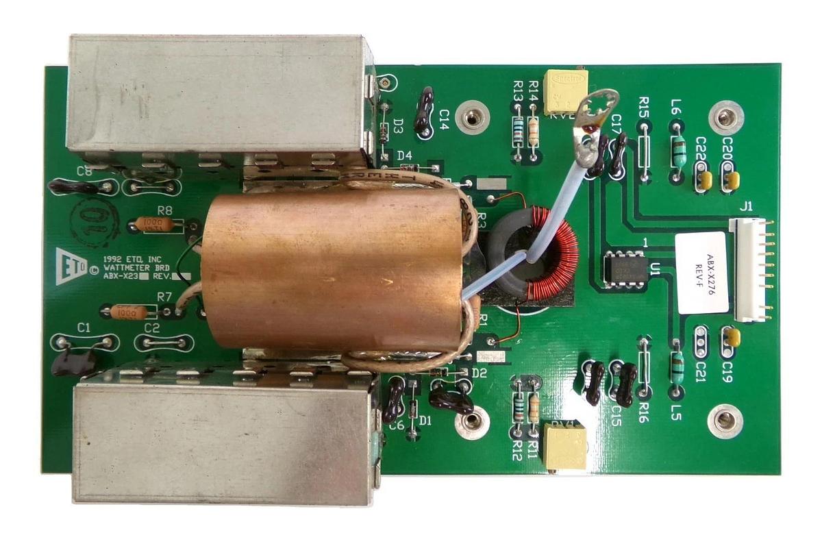 Used ETO Ehrhorn Technological Operations ABX-X276 Wattmeter PCB ABX-X23 Surplus