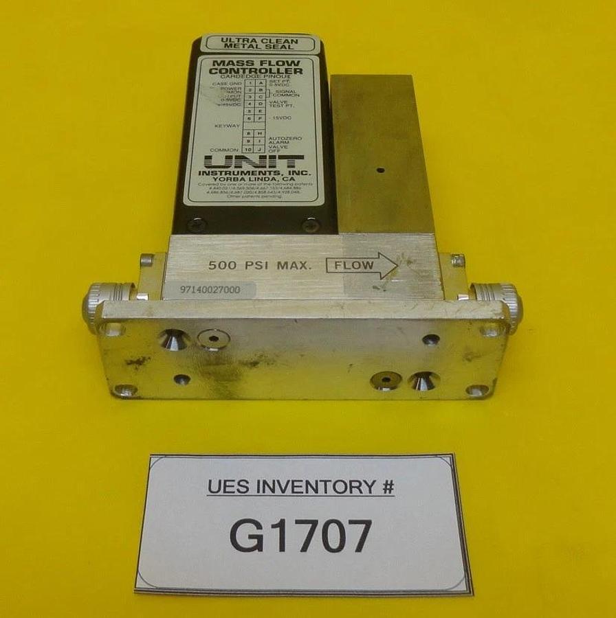 Used Unit Instruments 1260-100341 Mass Flow Controller MFC 200 SCCM CF4 Used Working