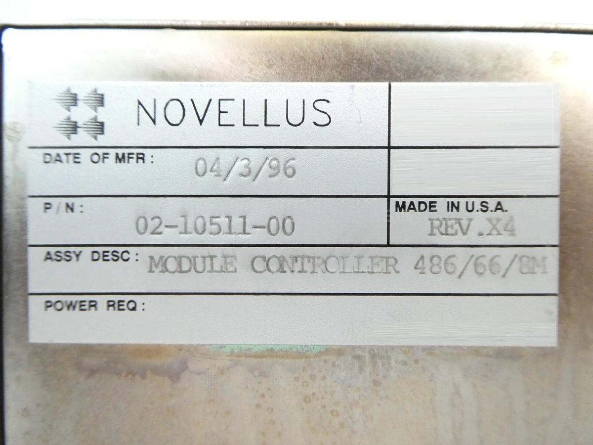 Used Novellus Systems 02-10511-00 Module Controller 486/66/8M FLEX-8 Working Surplus