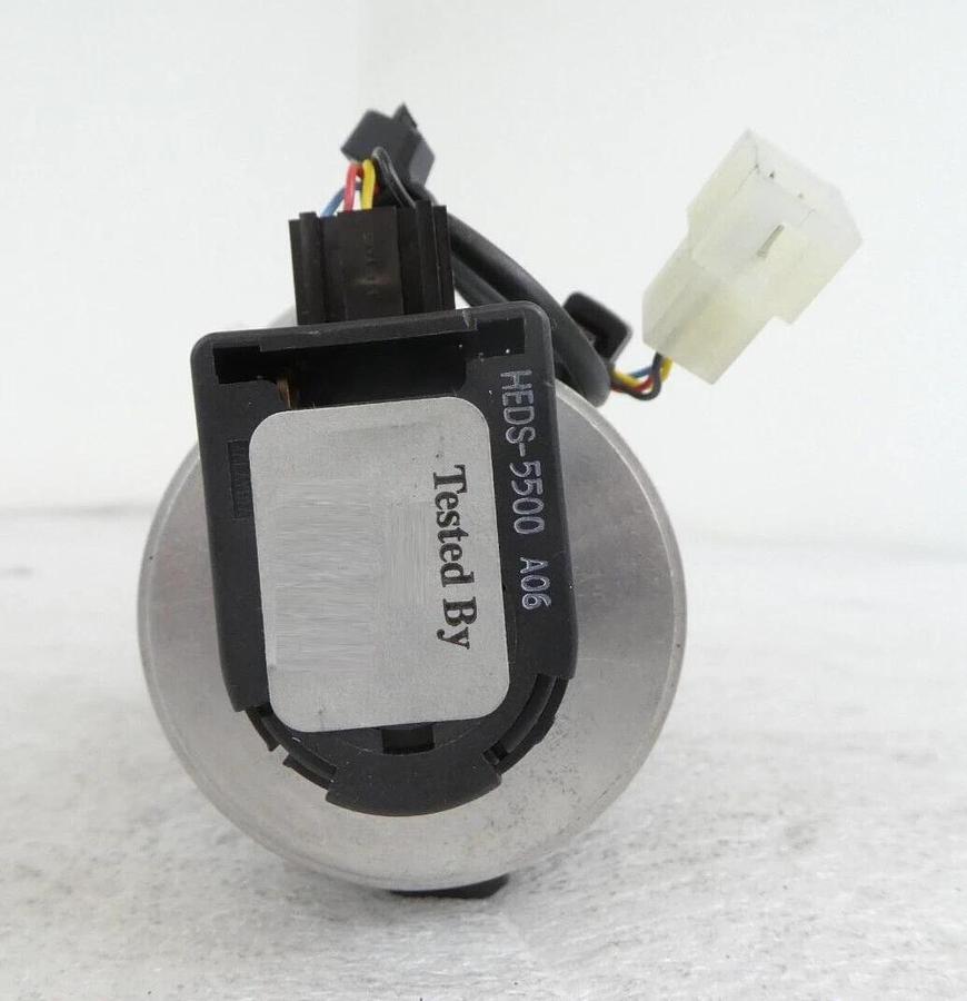 Used Magmotor Technologies 720102811 Automation Servo Motor 21231 HEDS-5500 Working