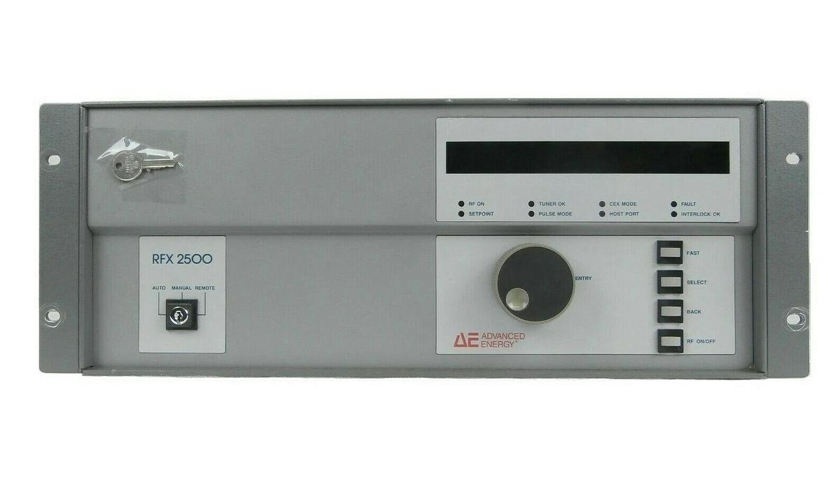 Used RFX 2500 AE Advanced Energy 5011-000-D RF Generator Tested Not Working As-Is