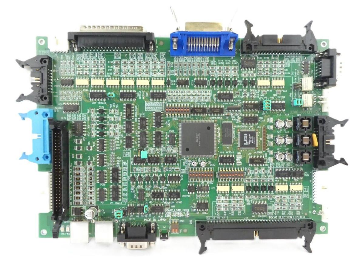 Used TEL Tokyo Electron 3381-000137-12 Load Port IOM PCB 3380-001280-12 Working Spare