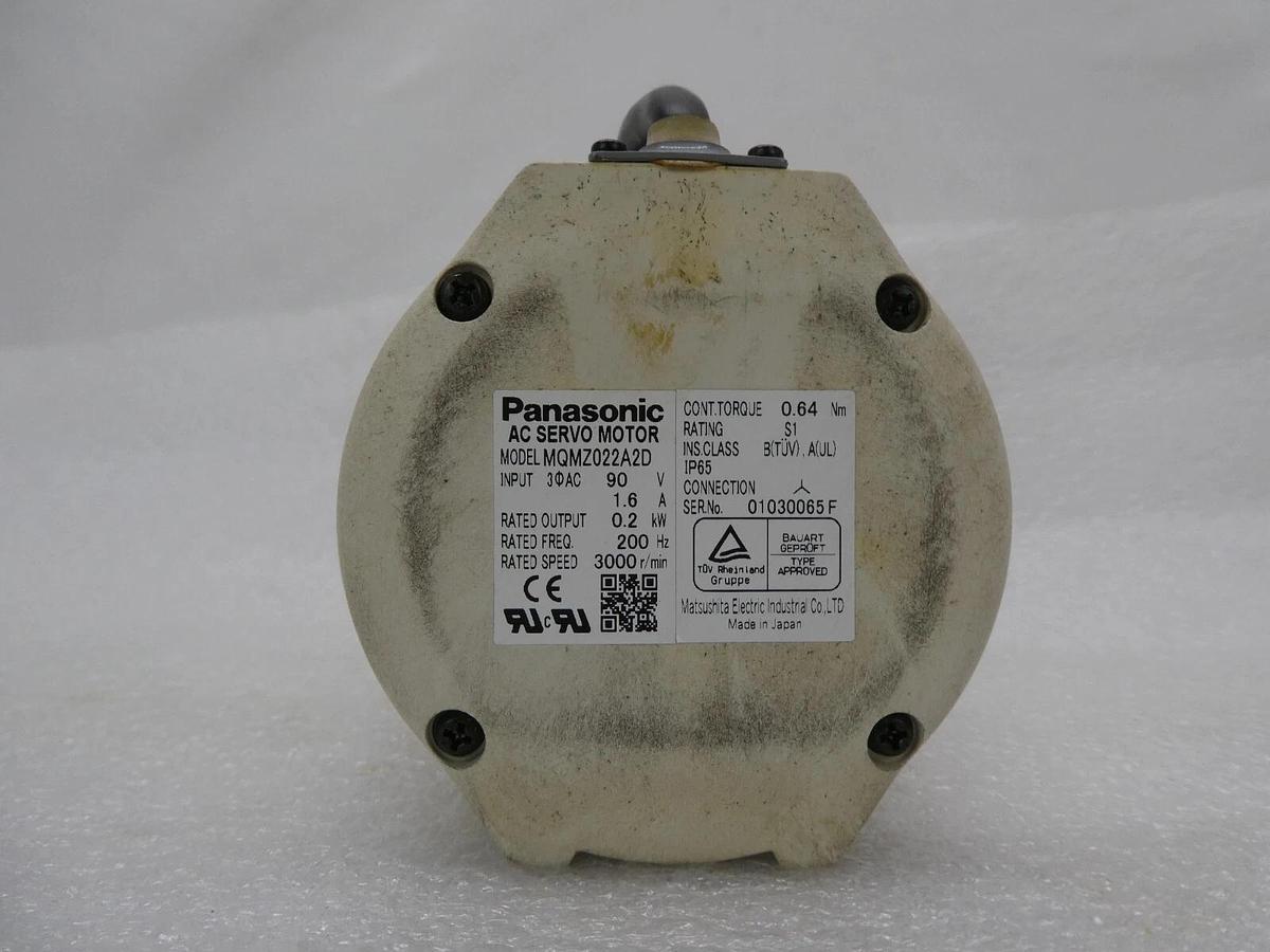 Used Panasonic MQMZ022A2D AC Servo Motor Reseller Lot of 4 Working Surplus